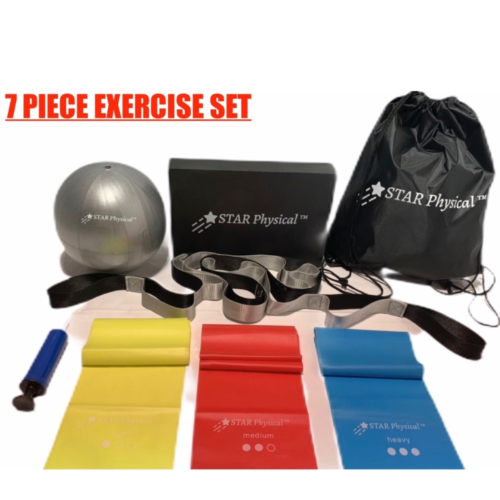 EXERCISE BAND WORKOUT BUNDLE (BRAND NEW)